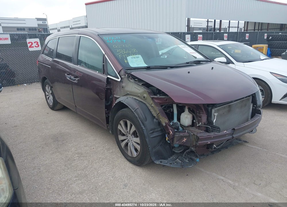 2015 HONDA ODYSSEY EX-L VIN: 5FNRL5H67FB057519
