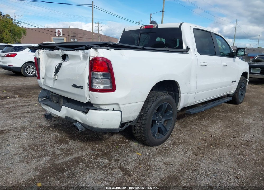 2021 RAM 1500 BIG HORN 4X4 5'7 BOX VIN: 1C6SRFFT0MN598156