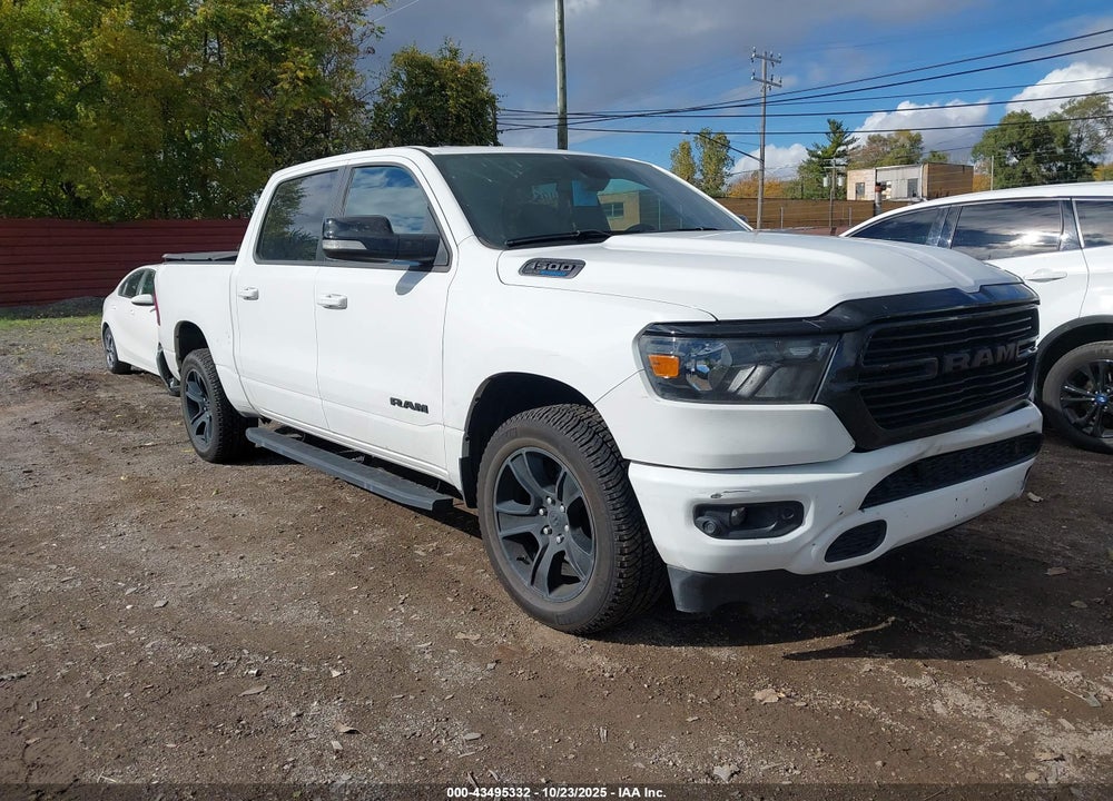 2021 RAM 1500 BIG HORN 4X4 5'7 BOX VIN: 1C6SRFFT0MN598156