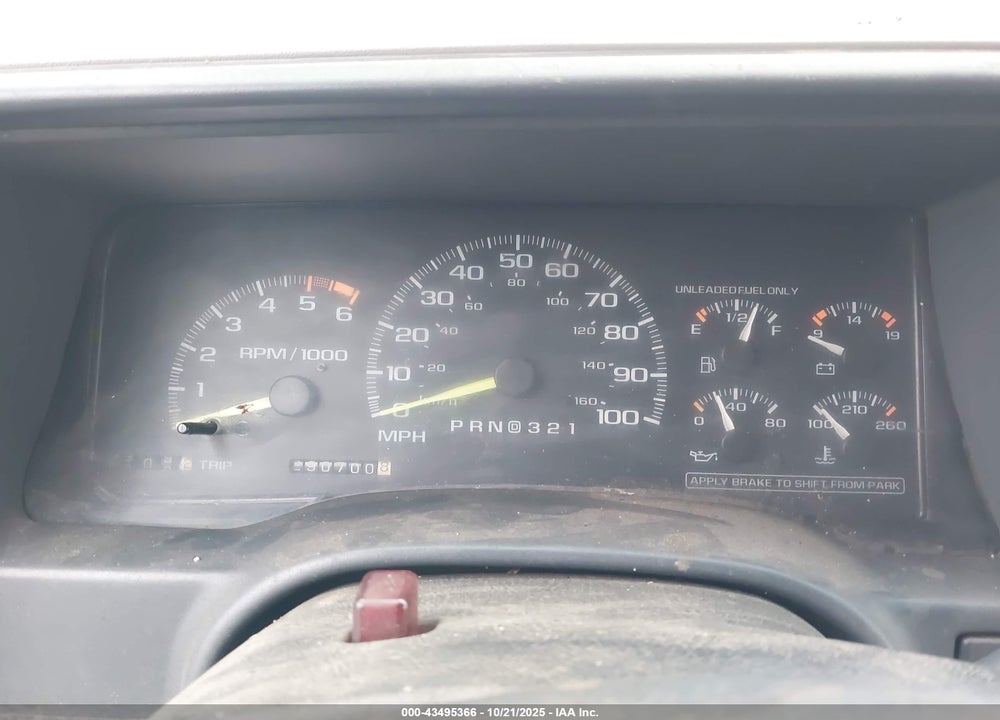 1996 CHEVROLET GMT-400 C3500 VIN: 1GCHC39R0TE203779