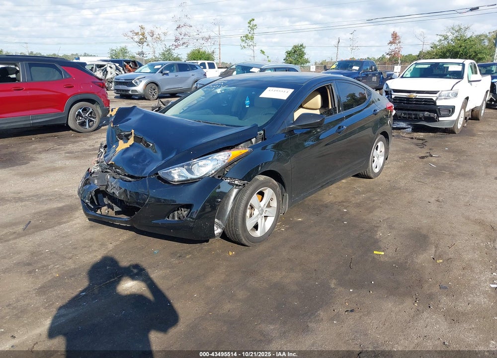 2013 HYUNDAI ELANTRA VIN: 5NPDH4AE8DH222547