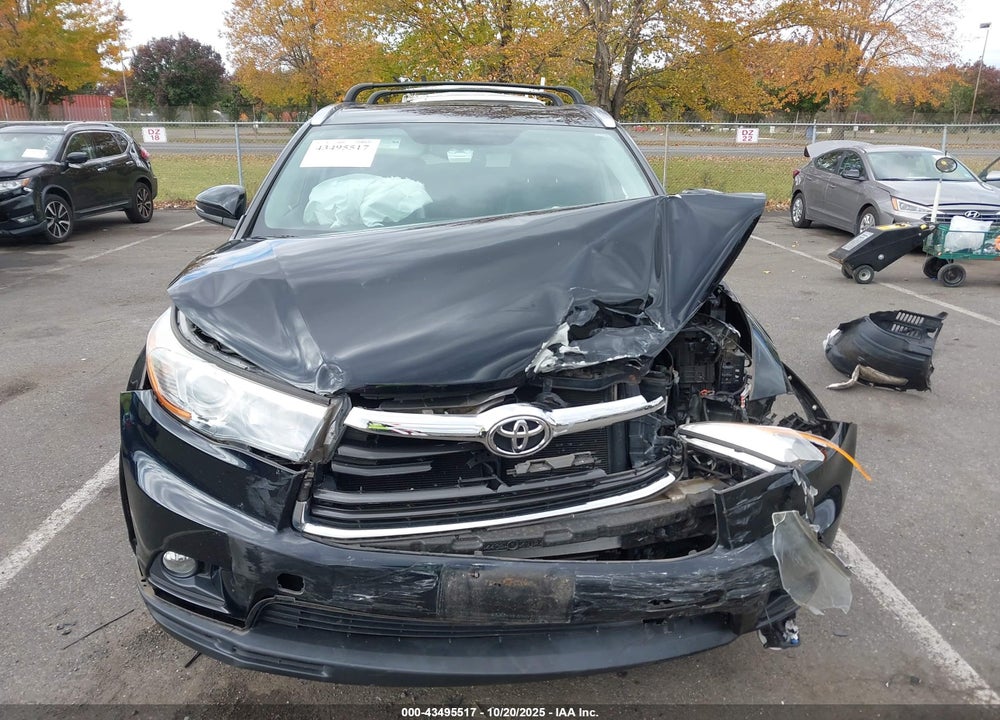 2016 TOYOTA HIGHLANDER XLE V6 VIN: 5TDJKRFH1GS500997