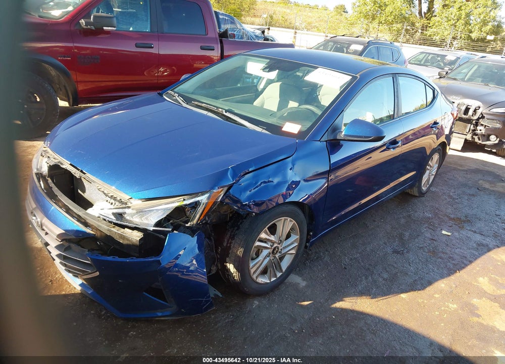 2019 HYUNDAI ELANTRA SEL VIN: 5NPD84LF2KH427137