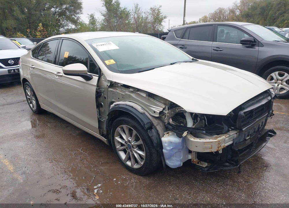 2017 FORD FUSION SE VIN: 3FA6P0H73HR298438