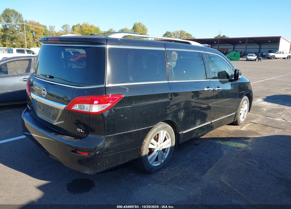 2012 NISSAN QUEST SL VIN: JN8AE2KP2C9037759