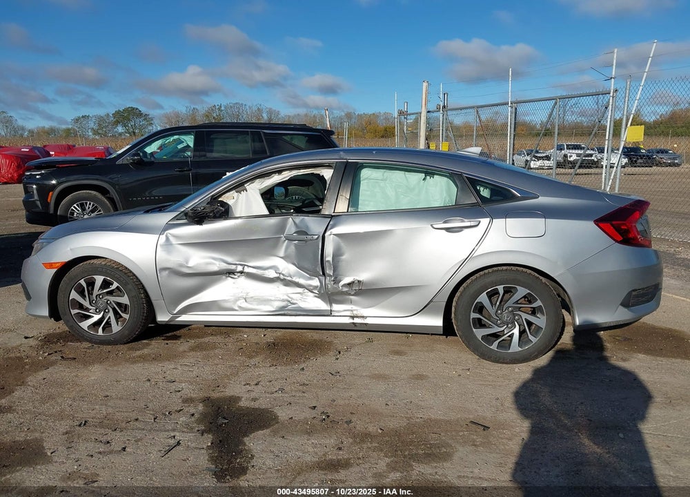 2017 HONDA CIVIC EX VIN: 19XFC2F76HE080876