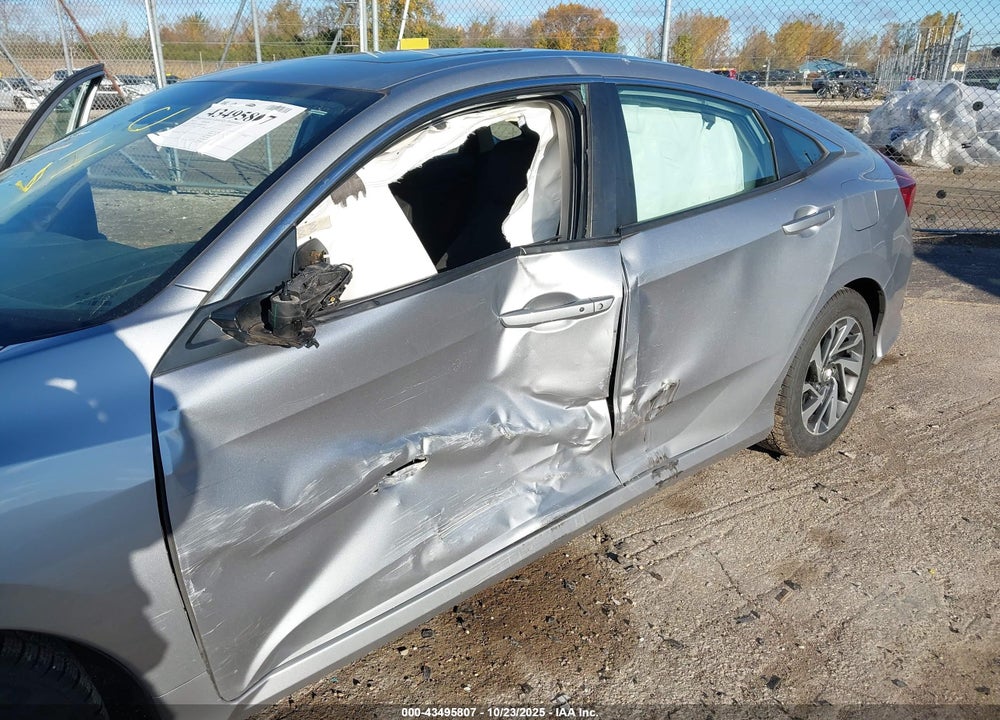 2017 HONDA CIVIC EX VIN: 19XFC2F76HE080876