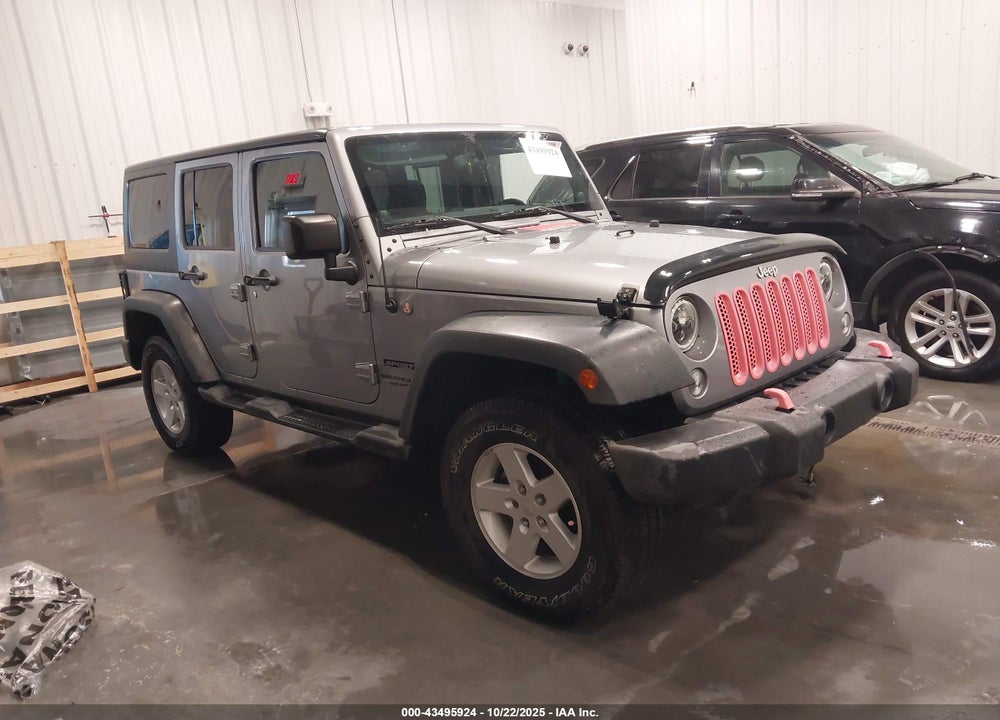 2014 JEEP WRANGLER UNLIMITED SPORT VIN: 1C4BJWDG7EL312368