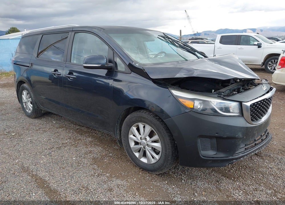 2016 KIA SEDONA LX VIN: KNDMB5C12G6215285