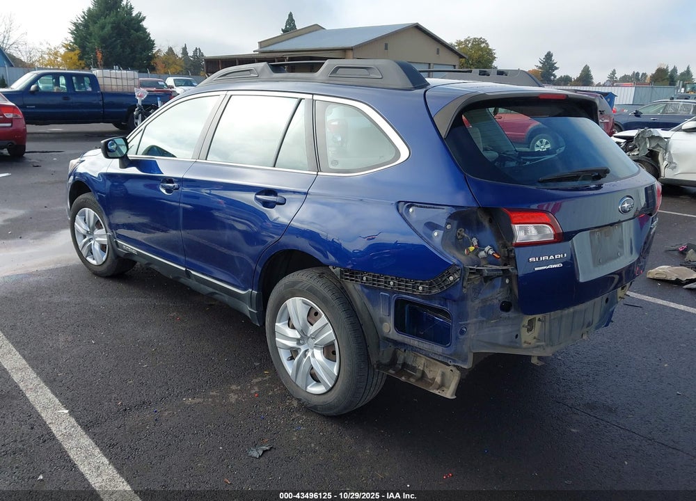 2015 SUBARU OUTBACK 2.5I VIN: 4S4BSAAC0F3301503
