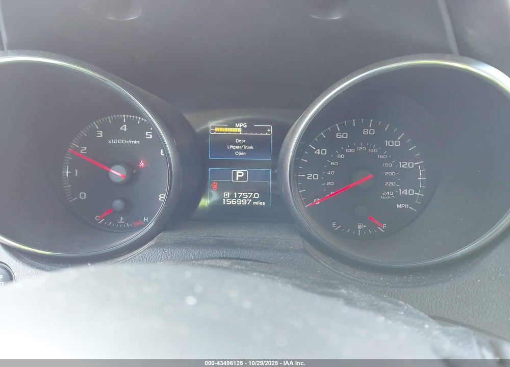 2015 SUBARU OUTBACK 2.5I VIN: 4S4BSAAC0F3301503