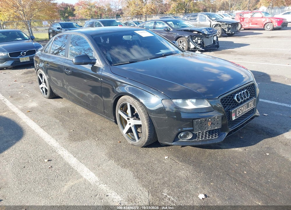 2011 AUDI A4 2.0T PREMIUM VIN: WAUBFAFL5BA096510