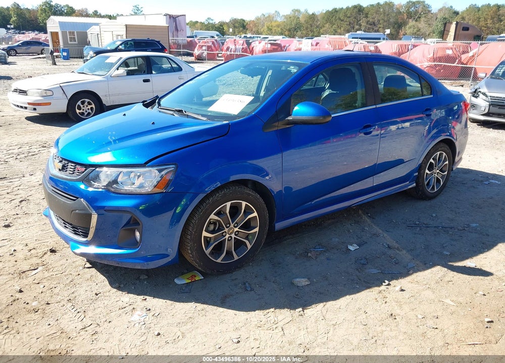 2017 CHEVROLET SONIC LT AUTO VIN: 1G1JD5SB3H4158513