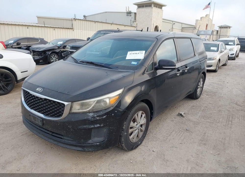 2016 KIA SEDONA LX VIN: KNDMB5C11G6091929