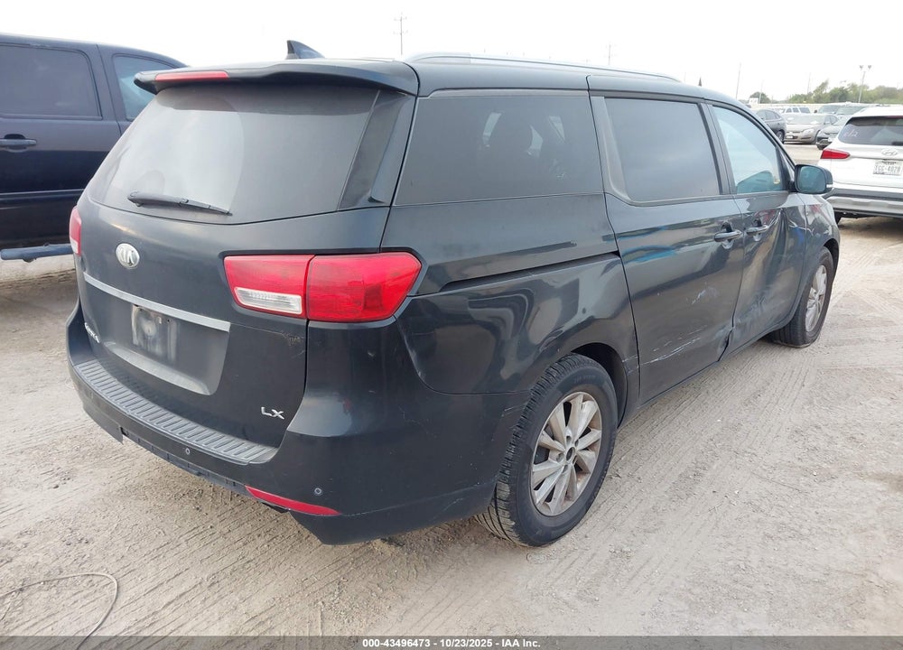 2016 KIA SEDONA LX VIN: KNDMB5C11G6091929