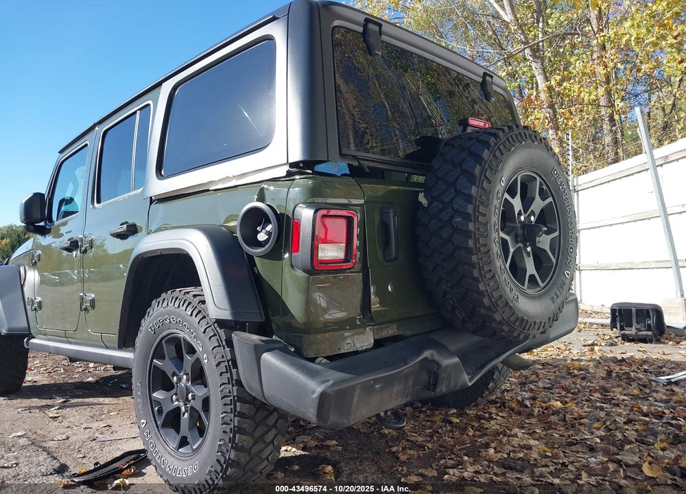 2021 JEEP WRANGLER UNLIMITED WILLYS SPORT 4X4 VIN: 1C4HJXDG5MW512369