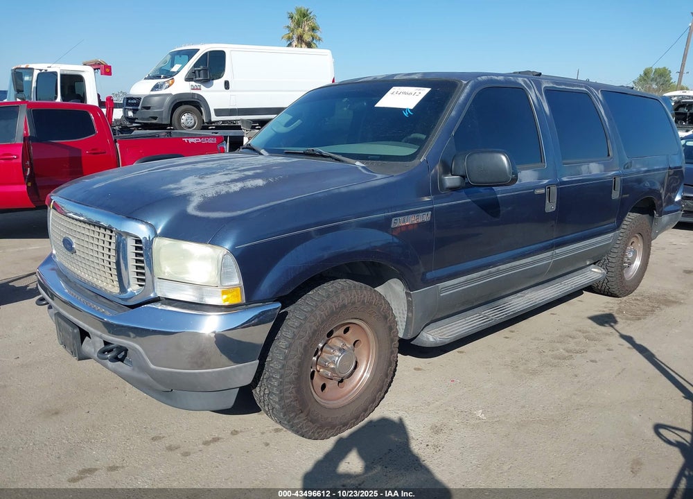 2003 FORD EXCURSION XLT VIN: 1FMNU40S73EA24950