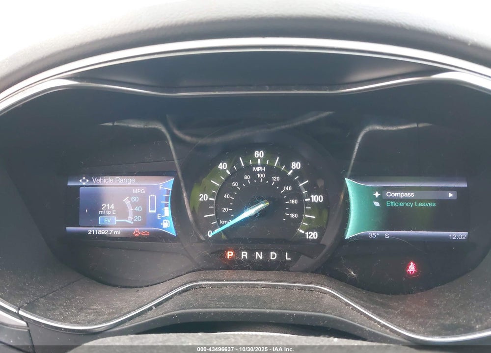 2013 FORD FUSION VIN: 3FA6P0LU5DR250317