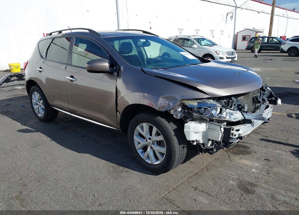 2013 NISSAN MURANO SV VIN: JN8AZ1MW7DW314668