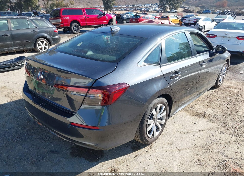 2025 HONDA CIVIC VIN: 2HGFE2F22SH573868