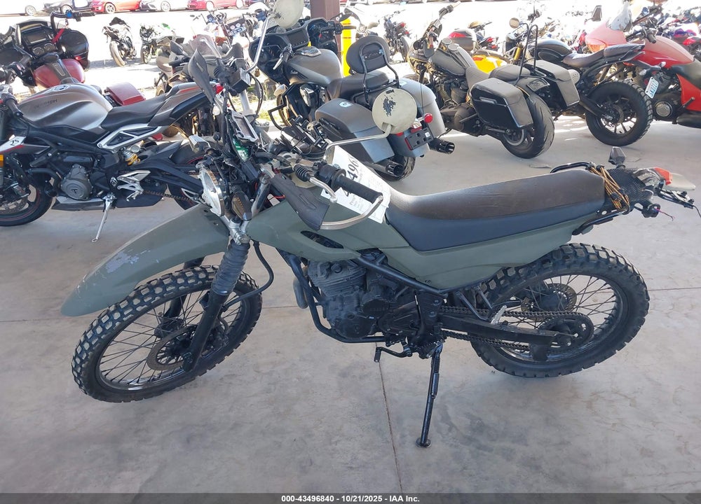 2021 YAMAHA XT250 VIN: JYADG24E3MA013822
