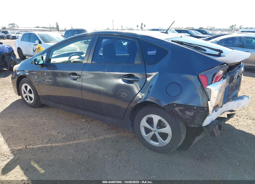 2013 TOYOTA PRIUS THREE VIN: JTDKN3DU9D5602977