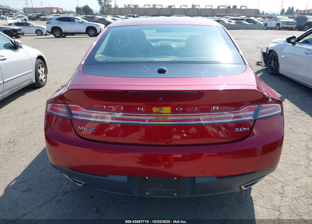 2016 LINCOLN MKZ VIN: 3LN6L2LU6GR612897