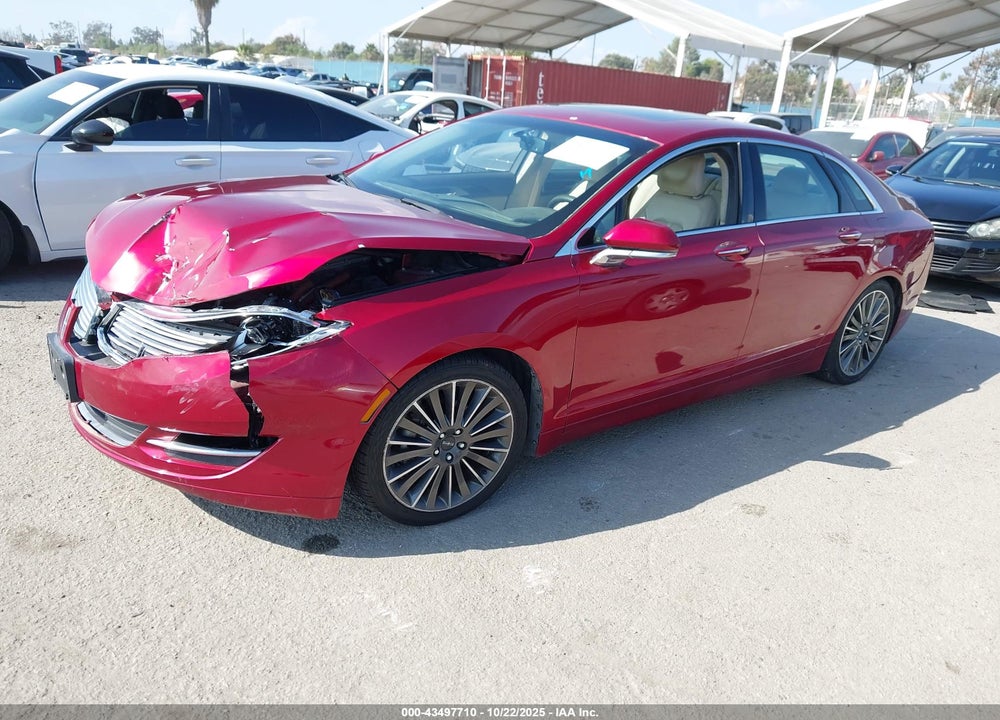 2016 LINCOLN MKZ VIN: 3LN6L2LU6GR612897