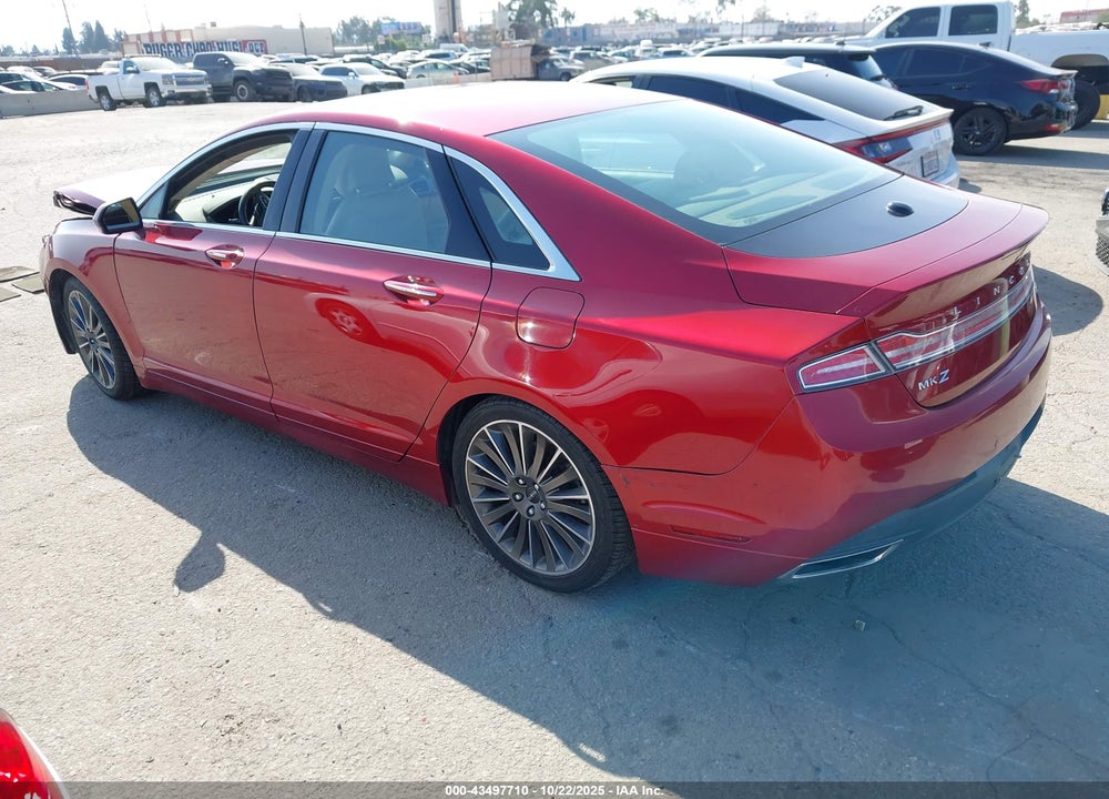 2016 LINCOLN MKZ VIN: 3LN6L2LU6GR612897