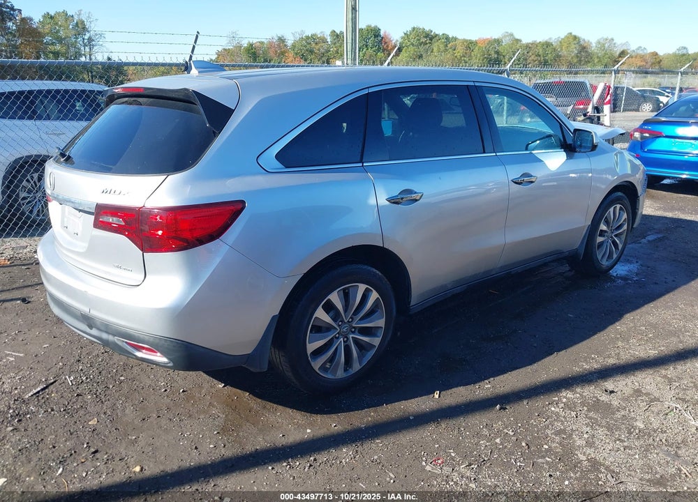 2014 ACURA MDX VIN: 5FRYD4H64EB036112