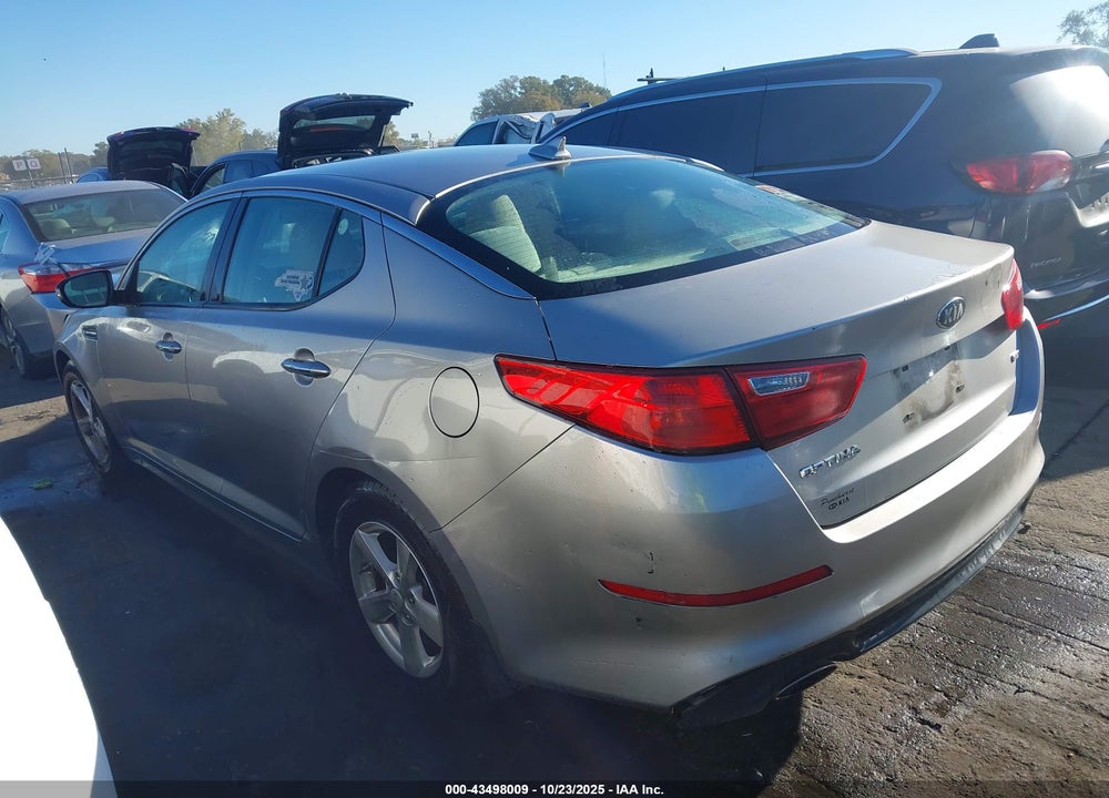 2015 KIA OPTIMA LX VIN: KNAGM4A79F5553986