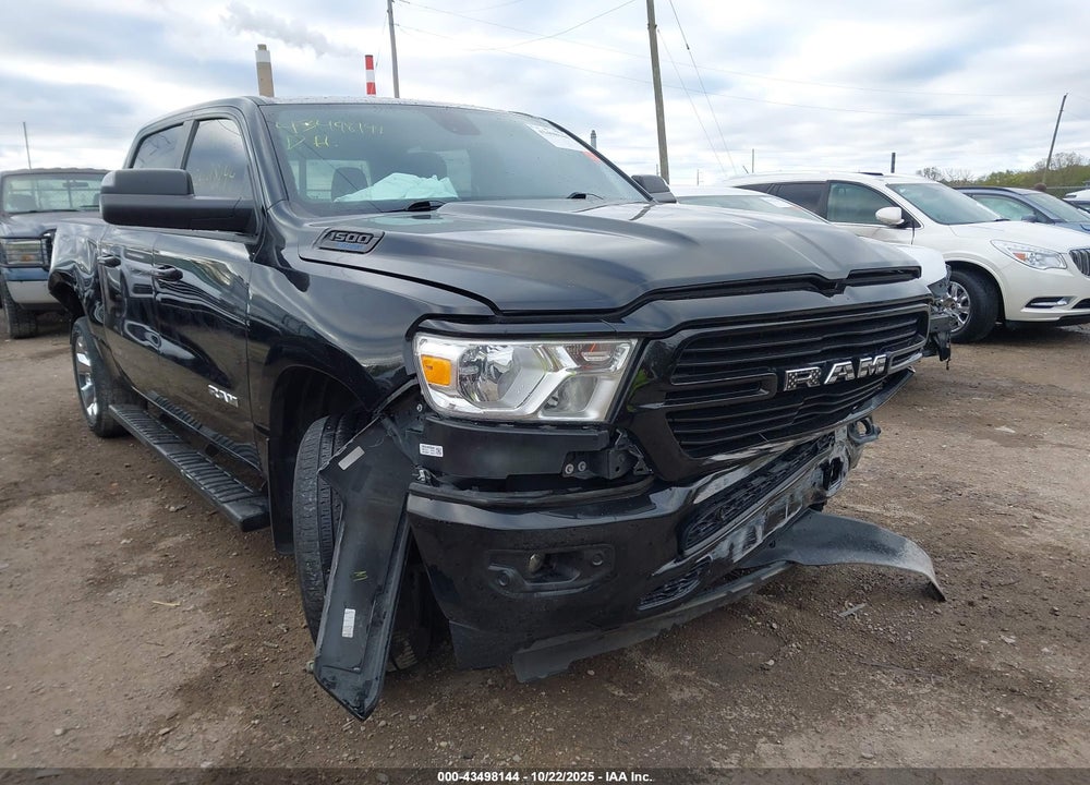 2021 RAM 1500 BIG HORN 4X4 5'7 BOX VIN: 1C6SRFFT3MN791241
