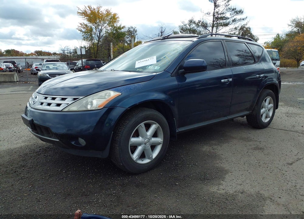 2004 NISSAN MURANO VIN: JN8AZ08W34W313456