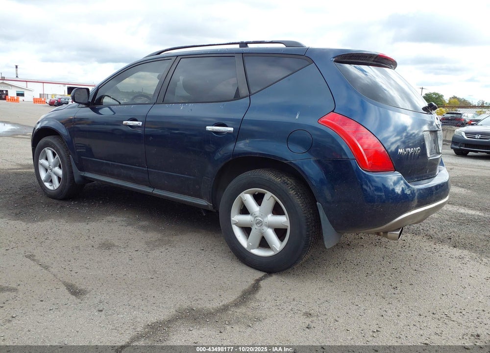 2004 NISSAN MURANO VIN: JN8AZ08W34W313456