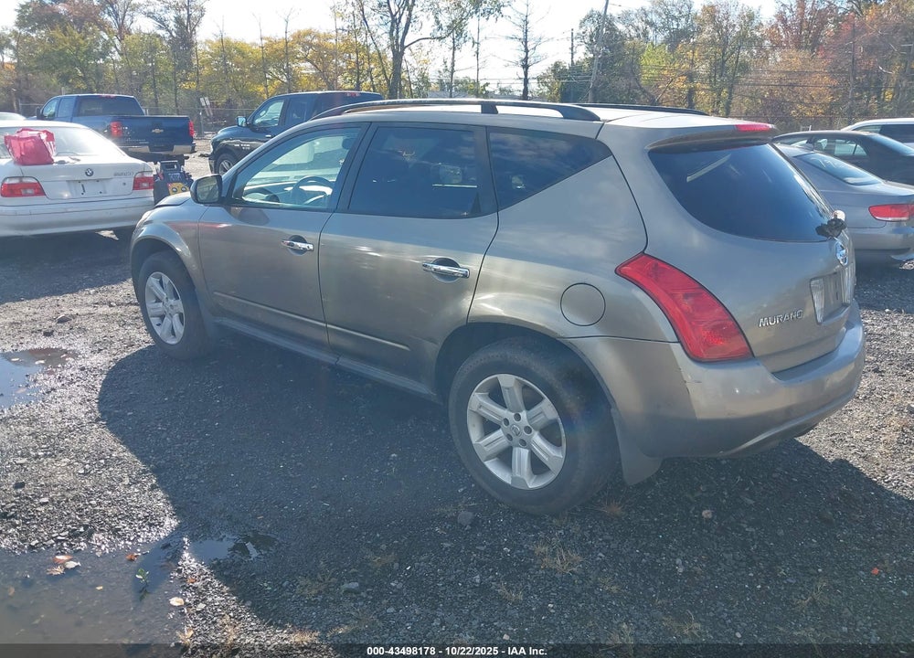 2003 NISSAN MURANO VIN: JN8AZ08W03W237371