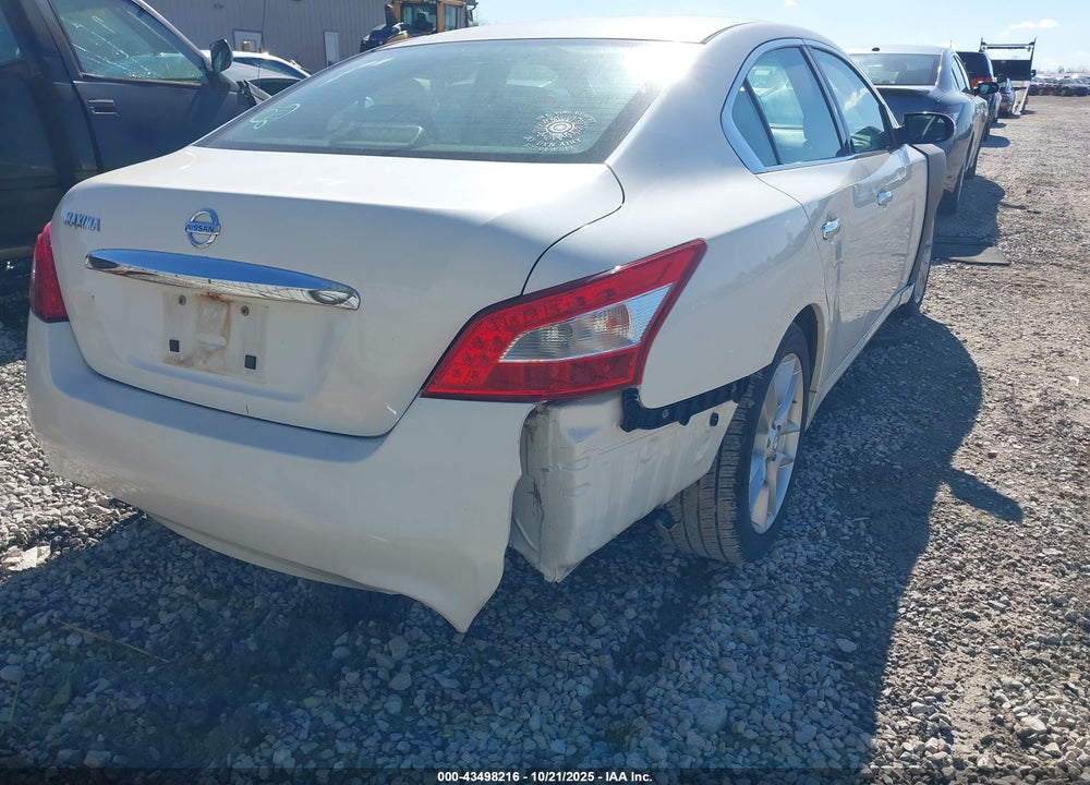 2009 NISSAN MAXIMA VIN: 1N4AA51E19C848818