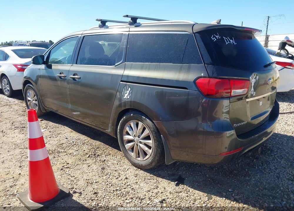 2015 KIA SEDONA EX VIN: KNDMC5C18F6027334