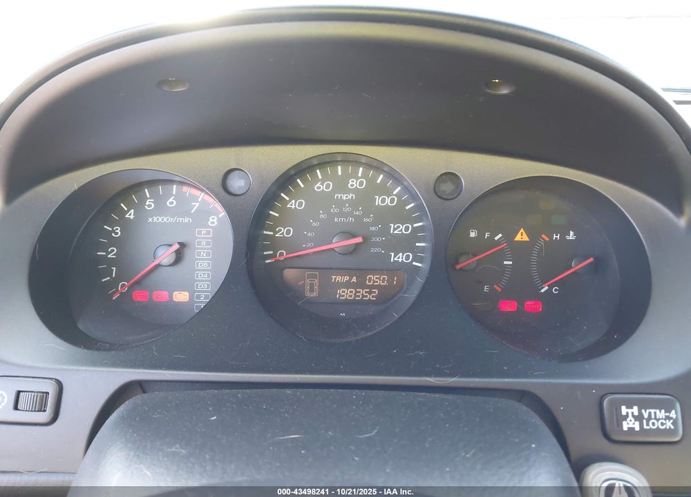 2003 ACURA MDX VIN: 2HNYD18203H527405