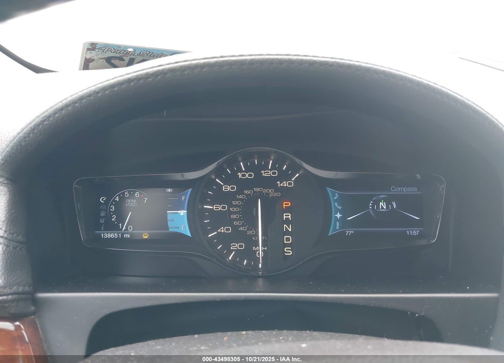 2013 LINCOLN MKX VIN: 2LMDJ6JK2DBL60344