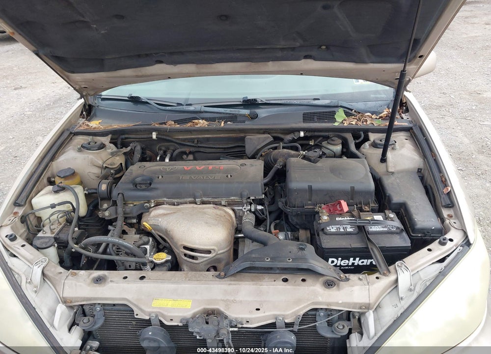 2002 TOYOTA CAMRY VIN: 4T1BE32K92U069870
