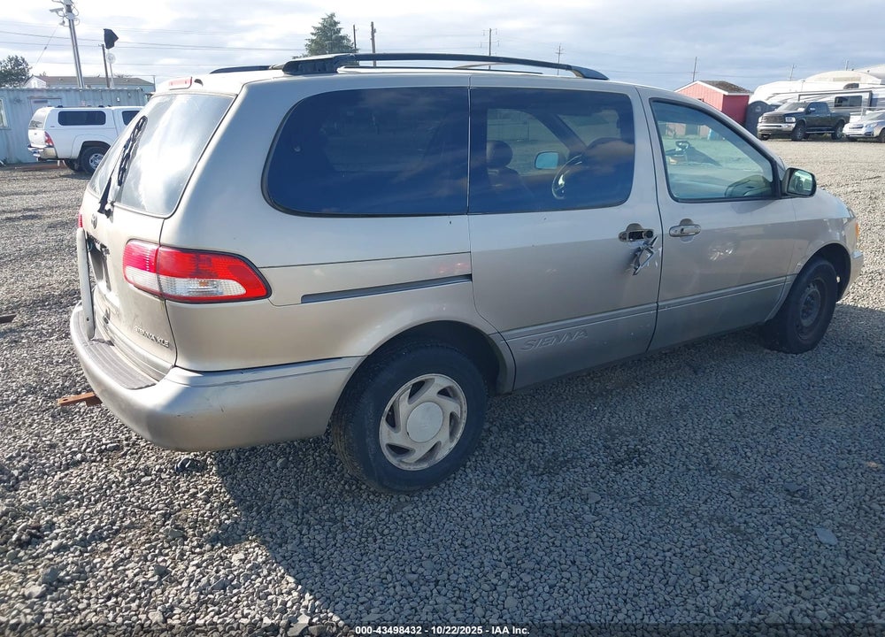 2001 TOYOTA SIENNA XLE VIN: 4T3ZF13C61U361232