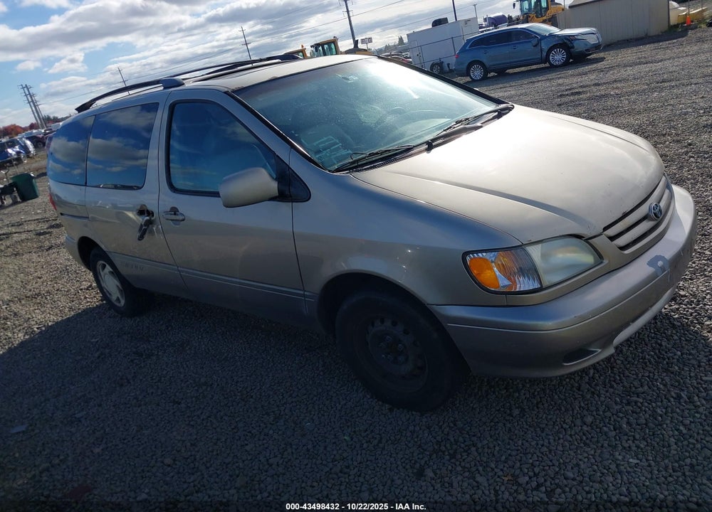 2001 TOYOTA SIENNA XLE VIN: 4T3ZF13C61U361232
