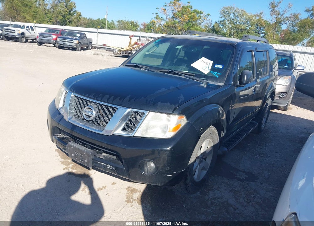 2012 NISSAN PATHFINDER SV VIN: 5N1AR1NN7CC631590