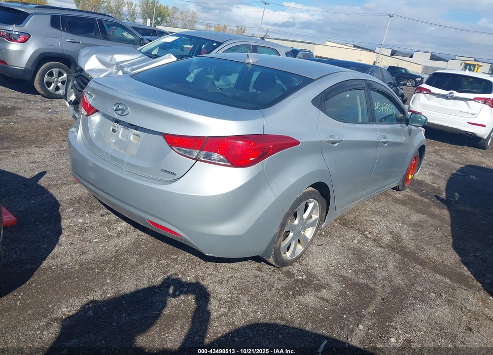 2013 HYUNDAI ELANTRA LIMITED VIN: 5NPDH4AE6DH288496