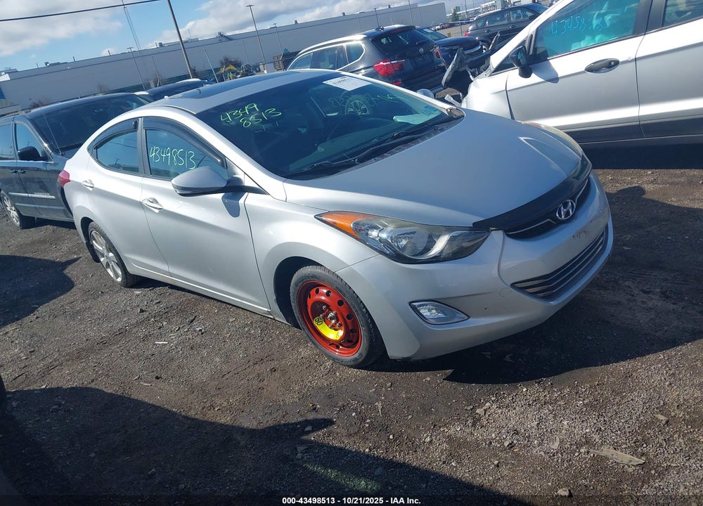 2013 HYUNDAI ELANTRA LIMITED VIN: 5NPDH4AE6DH288496