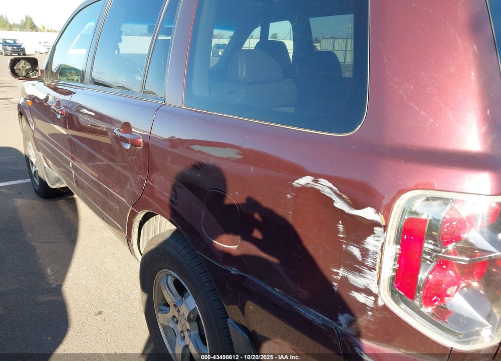 2007 HONDA PILOT EX-L VIN: 2HKYF18627H535599