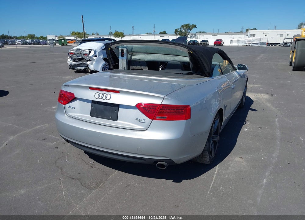 2014 AUDI A5 2.0T PREMIUM VIN: WAUCFAFH5EN015101