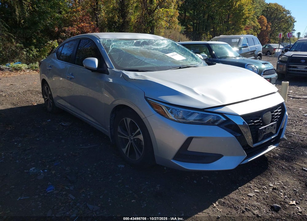 2022 NISSAN SENTRA SV XTRONIC CVT VIN: 3N1AB8CV5NY234249