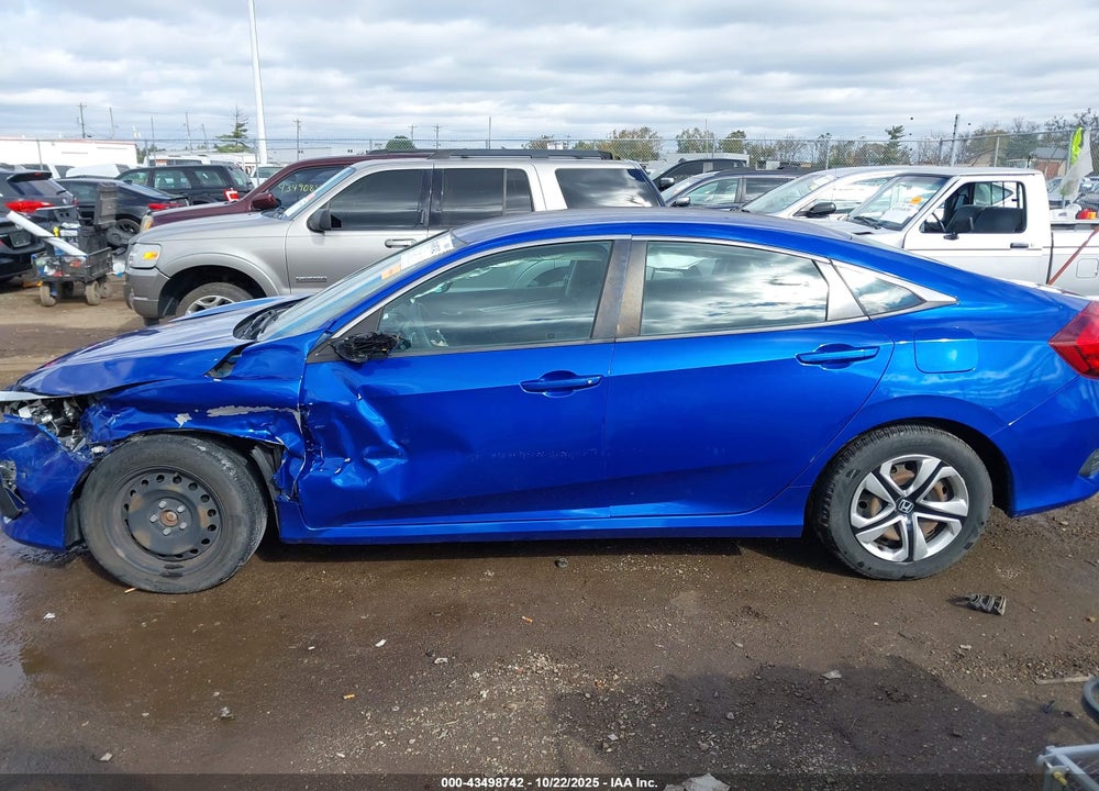 2017 HONDA CIVIC LX VIN: 19XFC2F50HE050514