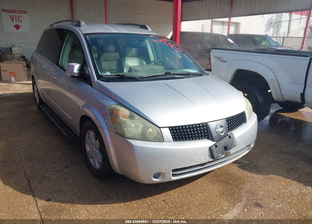 2004 NISSAN QUEST VIN: 5N1BV28U84N325156